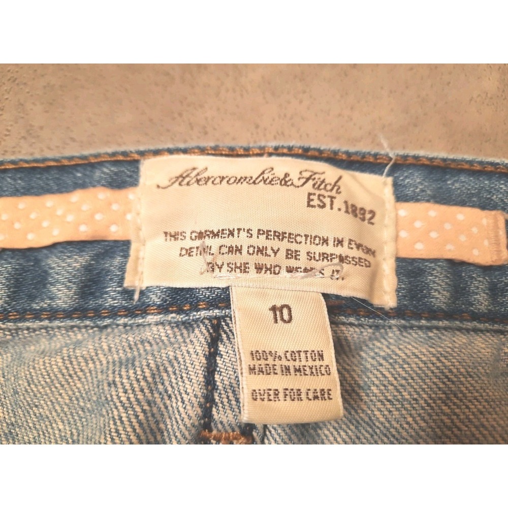 Abercrombie & Fitch Jeans Womens Size 10 Distressed - Picture 10 of 15